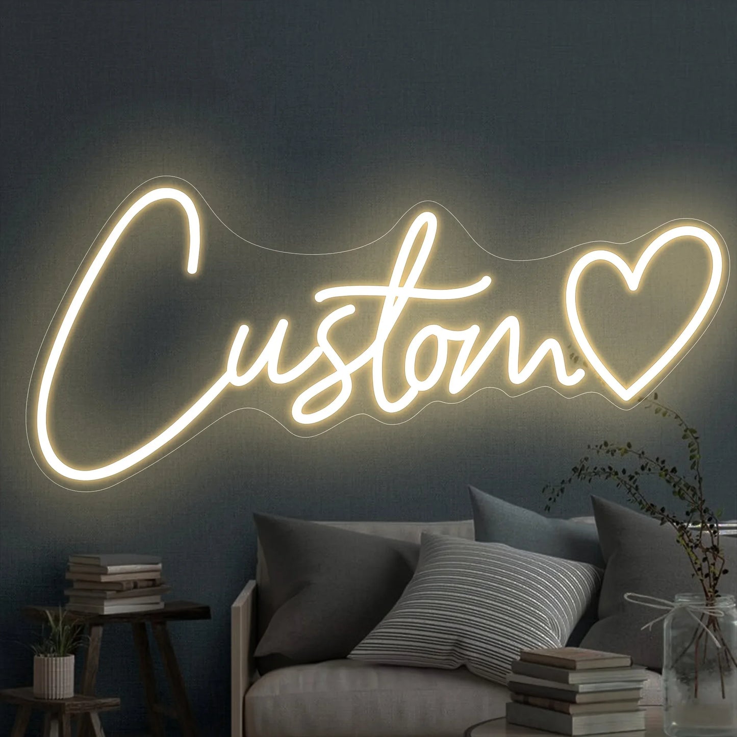 Custom Neon Sign Personalized Name Sign Led Neon Night Light Birthday Gifts Room Bedroom Decoration Wall Wedding LED Neon Lamp