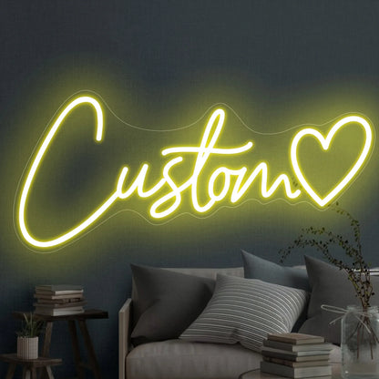 Custom Neon Sign Personalized Name Sign Led Neon Night Light Birthday Gifts Room Bedroom Decoration Wall Wedding LED Neon Lamp