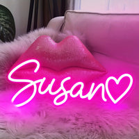 Custom Neon Sign Personalized Name Sign Led Neon Night Light Birthday Gifts Room Bedroom Decoration Wall Wedding LED Neon Lamp