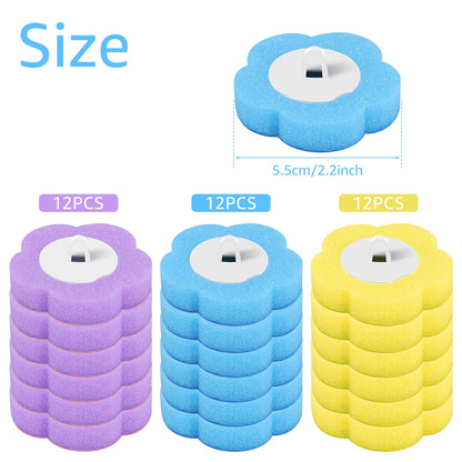 Toilet Brush With Disposable Replacement Head Kits