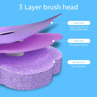 New Toilet Brush Disposable Replacement Head Cleaning Kit With Lengthened Handle Auto Lid Opening Toilet Bowl Cleaner Pad Kit