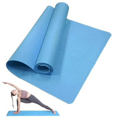 Yoga Mat Pilates Fitness Mat 3/4/6mm Thicknes Non Slip Yoga