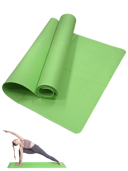 Yoga Mat Pilates Fitness Mat 3/4/6mm Thicknes Non Slip Yoga