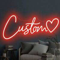 Custom Neon Sign Personalized Name Sign Led Neon Night Light Birthday Gifts Room Bedroom Decoration Wall Wedding LED Neon Lamp
