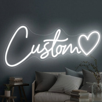 Custom Neon Sign Personalized Name Sign Led Neon Night Light Birthday Gifts Room Bedroom Decoration Wall Wedding LED Neon Lamp