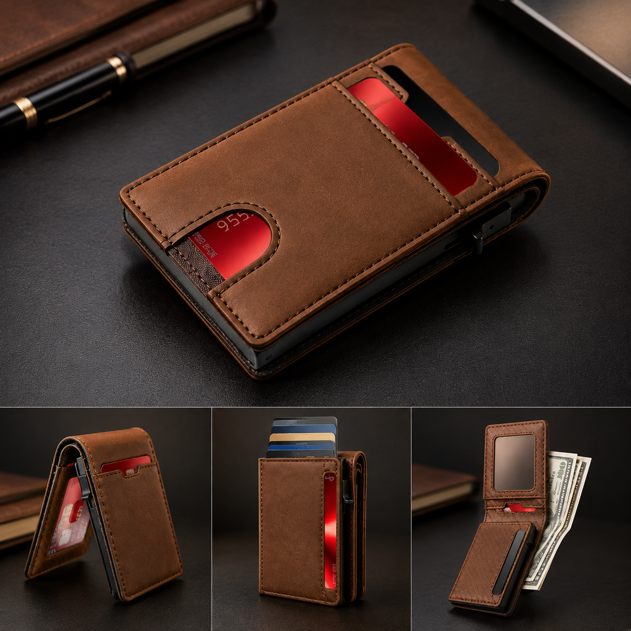 VELTORA RFID Card Holder Men Wallets